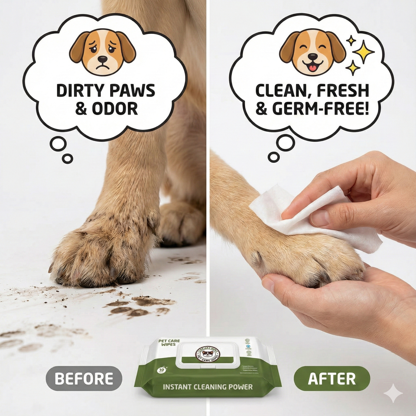 Petsential-Ultra Pet Cleaning Wipes