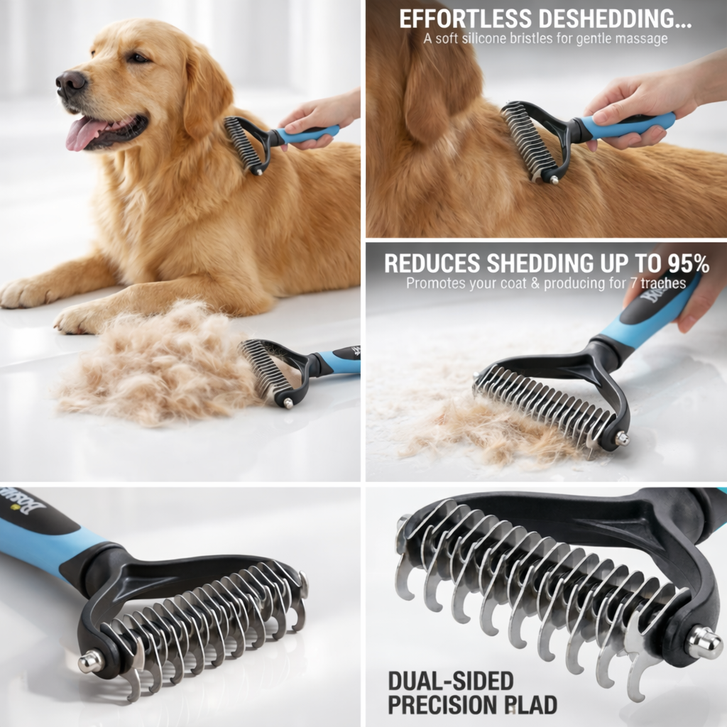 The PetSential-Precision De-shedding Brush