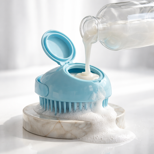 The PetSential-Silicon Bath Brush