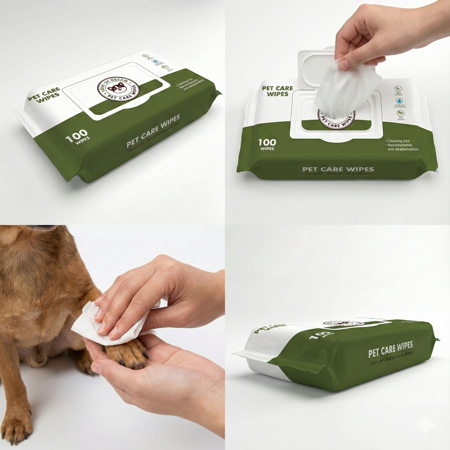 Petsential-Ultra Pet Cleaning Wipes