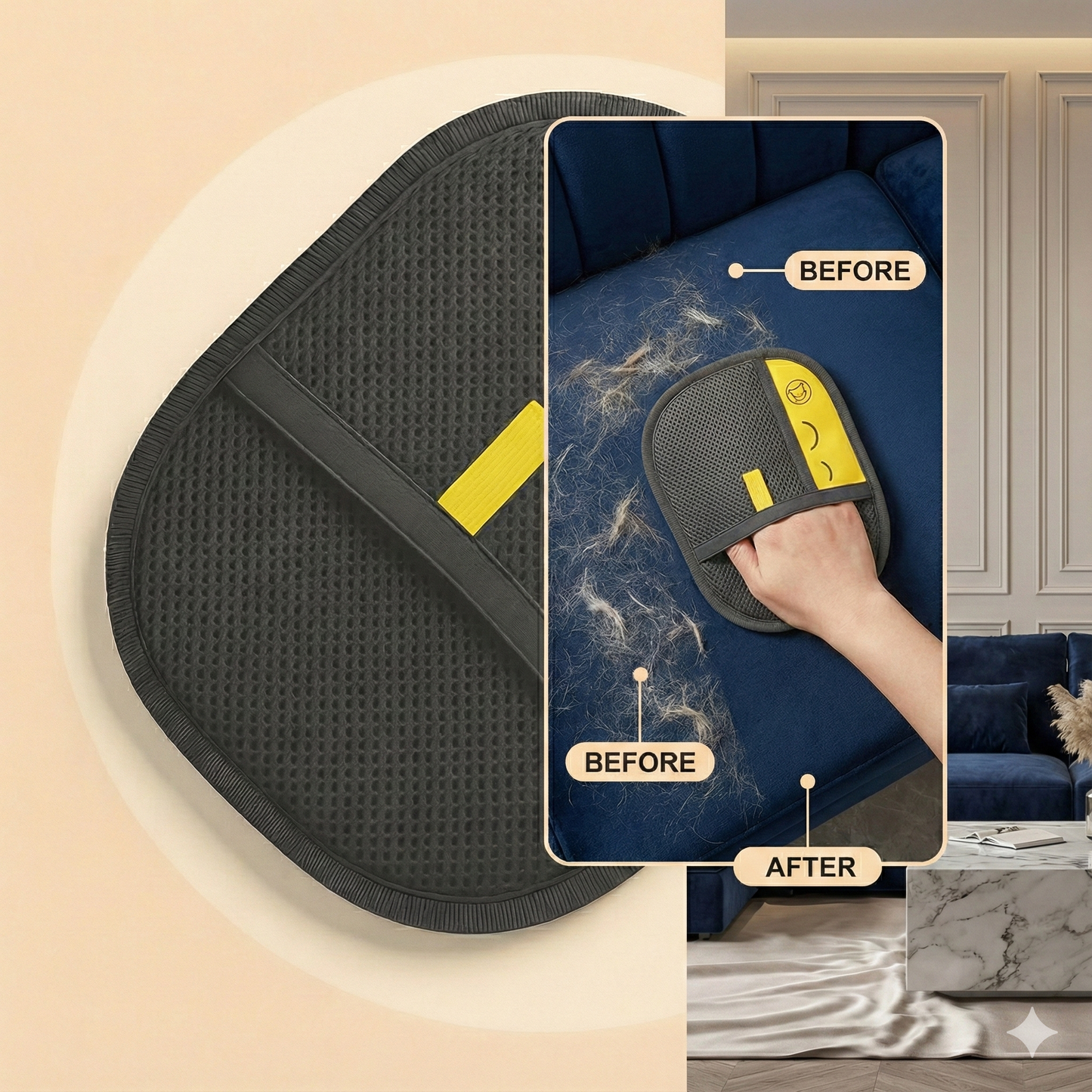 Petsential-Pet Hair Removal Glove